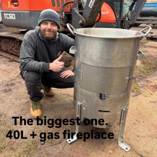 Big boy , customised for gas firespot , volume 40L check rebelcomponents.com